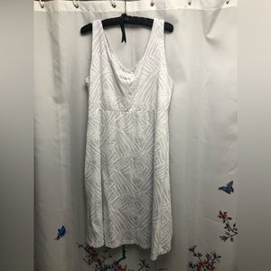 Fresh Produce Women's Ocean Tide Olivia A-Line Dress Gray & White.  Size L